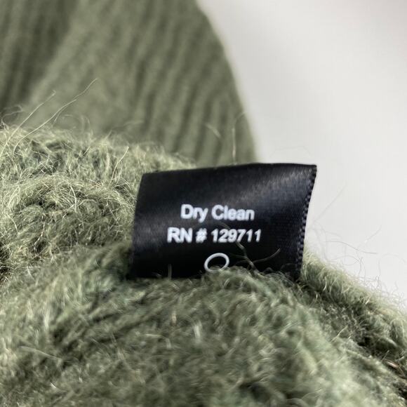 Jenni Kayne Cocoon Cardigan Sz M Olive Green Alpaca wool blend cardigan buttons - Picture 8 of 10